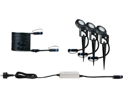 LED Outdoor Garden Spotlight Starter Kit