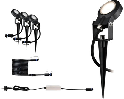 LED Outdoor Garden Spotlight Starter Kit