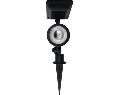 LED Solar Garden Spike Light – Black