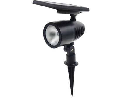 LED Solar Garden Spike Light – Black