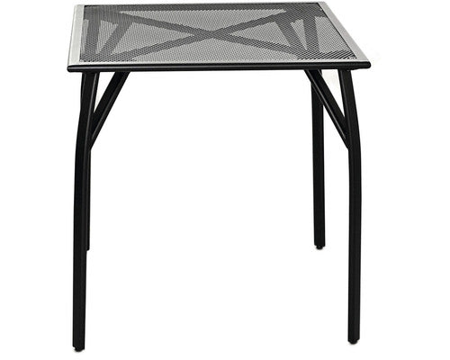 ROJAPLAST Metal Garden Table with Wire Mesh Top – 70 × 70 cm