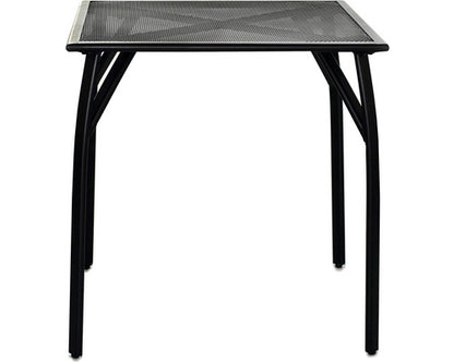 ROJAPLAST Metal Garden Table with Wire Mesh Top – 70 × 70 cm