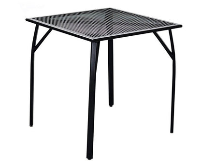 ROJAPLAST Metal Garden Table with Wire Mesh Top – 70 × 70 cm