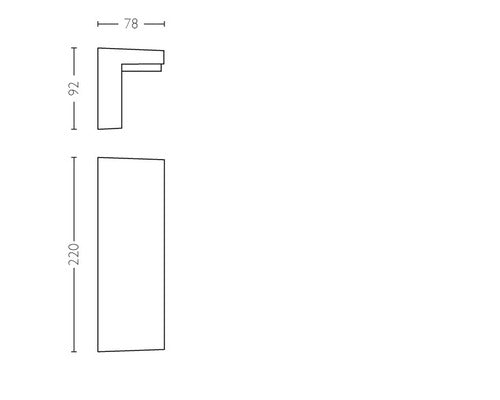 LED Outdoor Wall Light – Anthracite