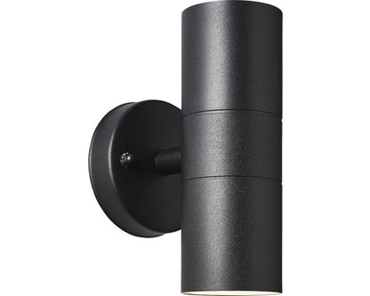 Outdoor Up & Down Wall Light – Black