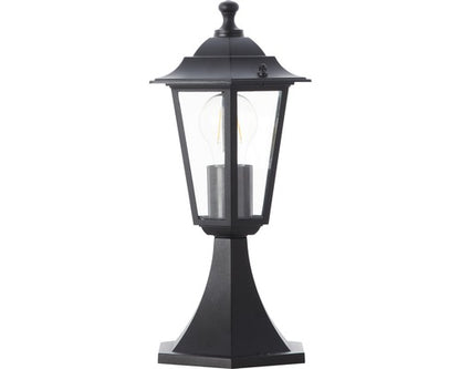 Outdoor Pedestal Light – Black