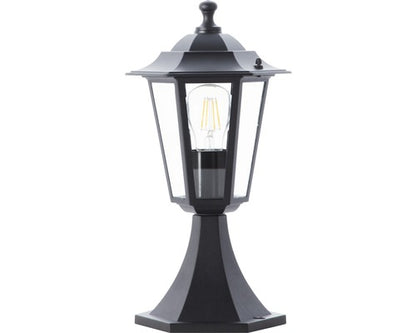 Outdoor Pedestal Light – Black