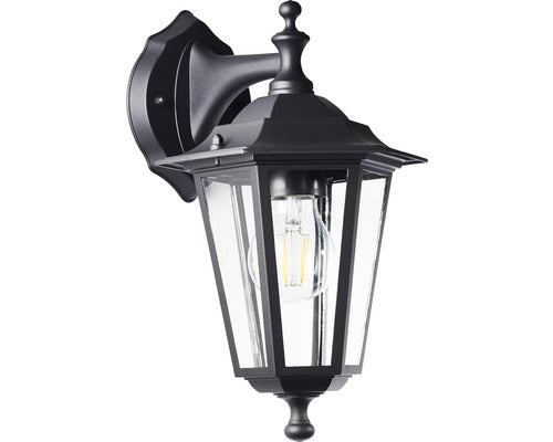 Outdoor Wall Lantern – Black