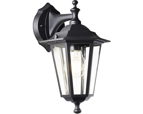 Outdoor Wall Lantern – Black