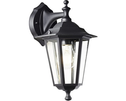 Outdoor Wall Lantern – Black
