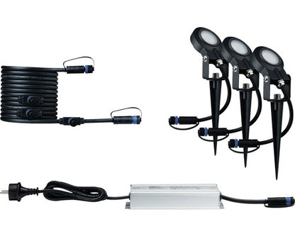 LED Outdoor Garden Spotlight Starter Kit