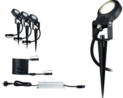 LED Outdoor Garden Spotlight Starter Kit