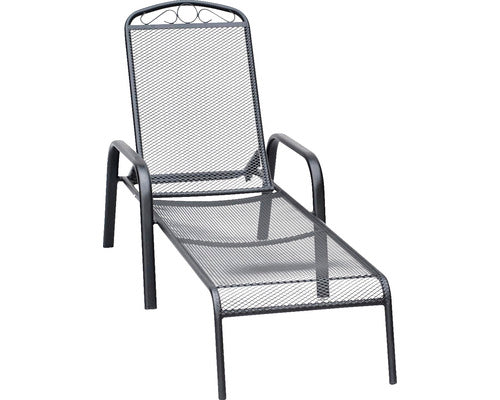 ROJAPLAST ZWMC-53 Adjustable Metal Garden Sun Lounger