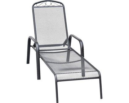 ROJAPLAST ZWMC-53 Adjustable Metal Garden Sun Lounger