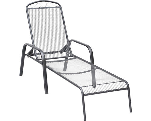 ROJAPLAST ZWMC-53 Adjustable Metal Garden Sun Lounger