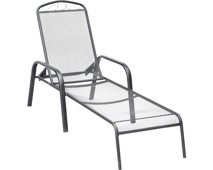ROJAPLAST ZWMC-53 Adjustable Metal Garden Sun Lounger