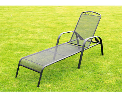 ROJAPLAST ZWMC-53 Adjustable Metal Garden Sun Lounger