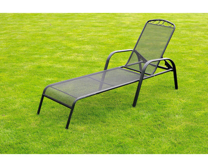 ROJAPLAST ZWMC-53 Adjustable Metal Garden Sun Lounger
